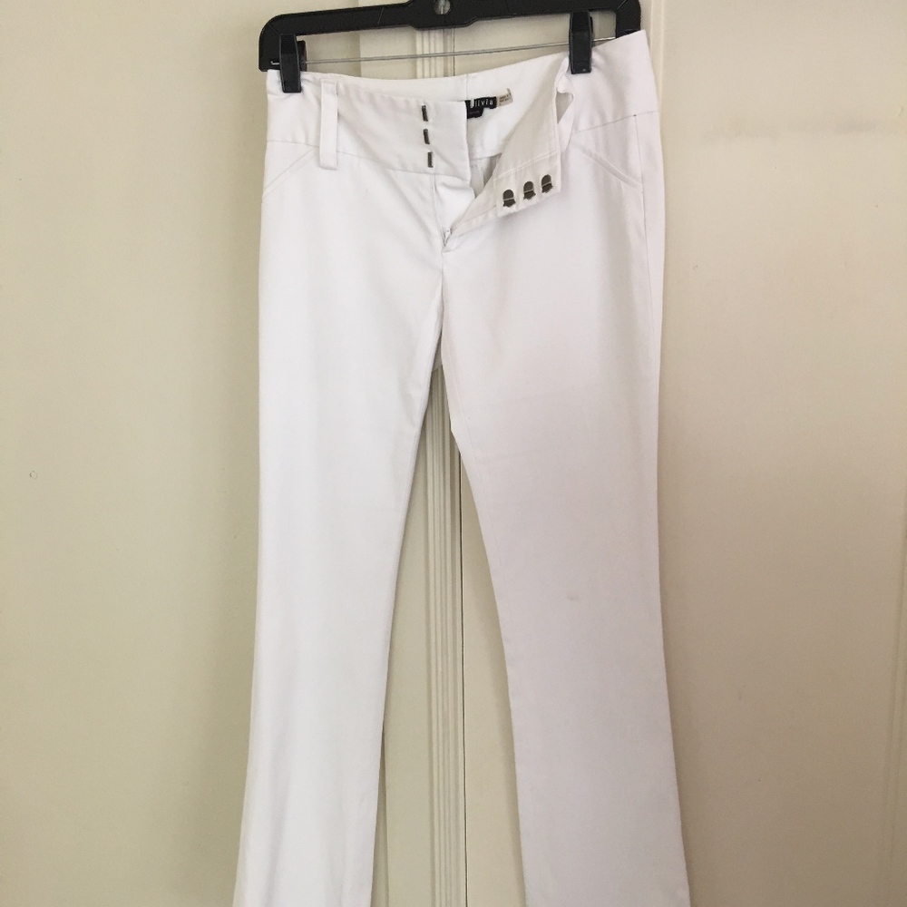 Alice + Olivia White Dress pants